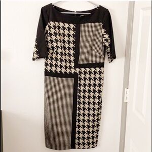 Julian Taylor Pepita Midi Dress